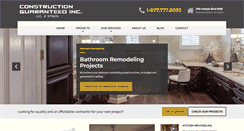 Desktop Screenshot of constructionguaranteed.com